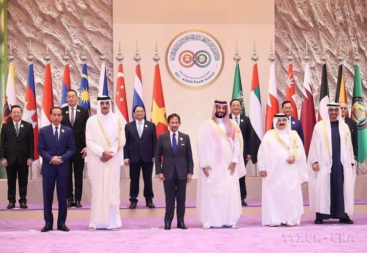 Le Premier ministre Pham Minh Chinh participe au Sommet ASEAN - Conseil de Coopération du Golfe (CCG) en Arabie saoudite, le 20 octobre 2023. Photo : VNA