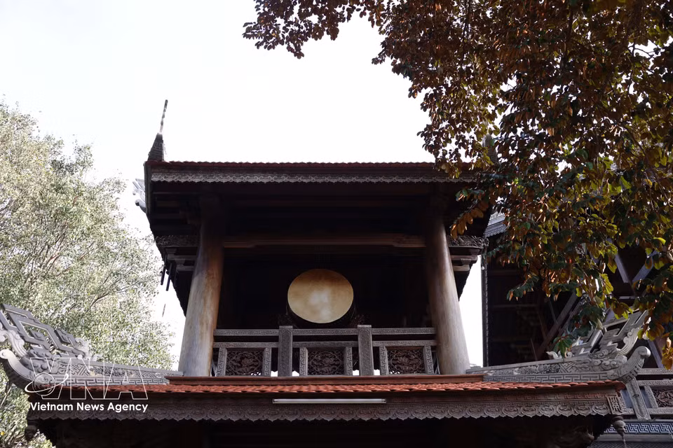 Aujourd'hui, au-delà de sa fonction religieuse, la pagode Khai Doan est devenu un symbole culturel et spirituel vibrant de la région. Photo : VNA