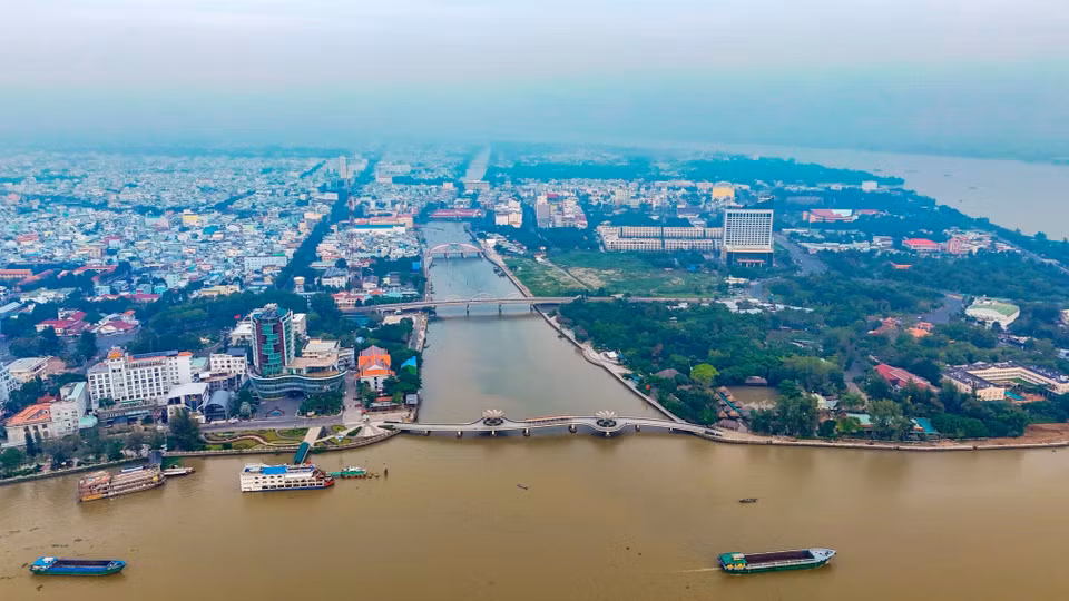 La ville de Cân Tho est paisible dans les derniers jours de 2024. Photo : VNA