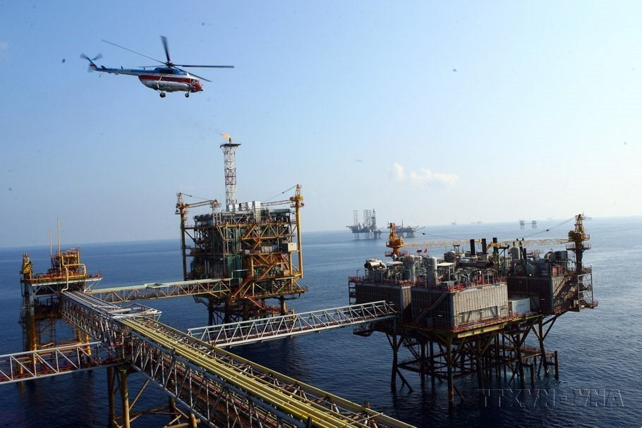 Vietsovpetro est l'unité la plus efficace en matière d'exploration et d'exploitation pétrolière et gazière, apportant une grande contribution à l'économie vietnamienne. Photo : VNA