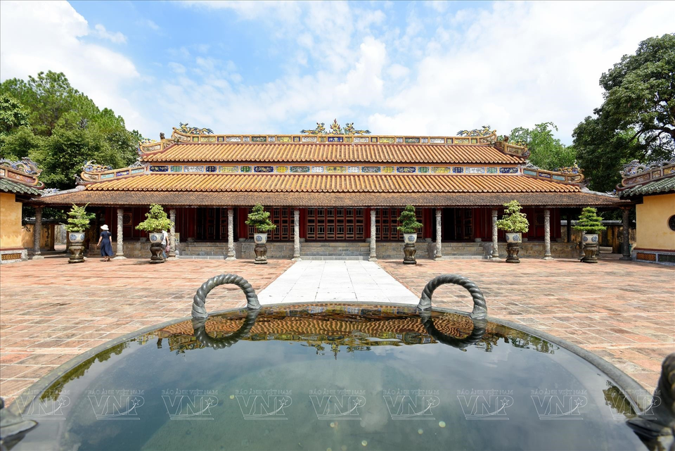 Le palais Ngung Hy, ou le temple Truy Tu, c'est l'ouvrage architectural le plus particulier de Tu Lang. Photo : VNP
