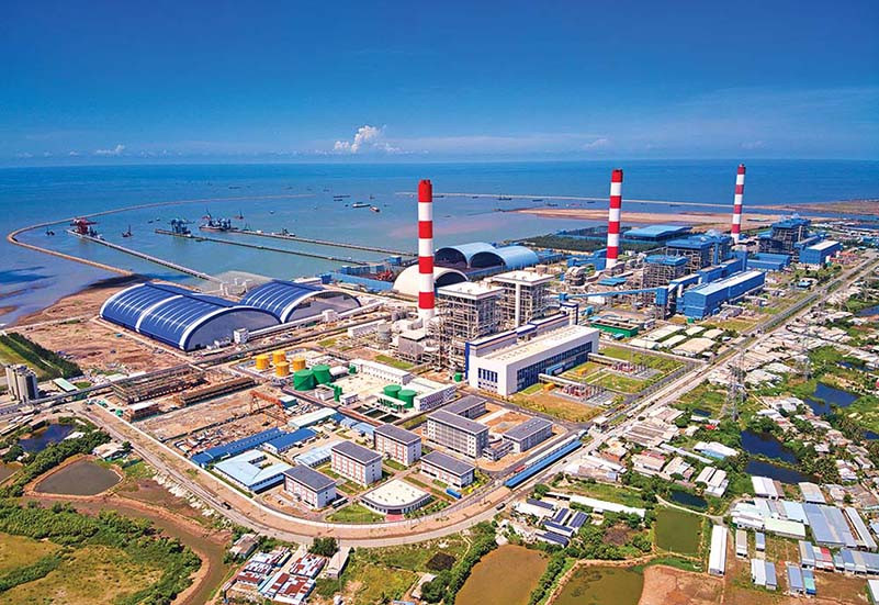 Centrale thermique de Duyen Hai, province de Tra Vinh. Photo: baodautu.vn