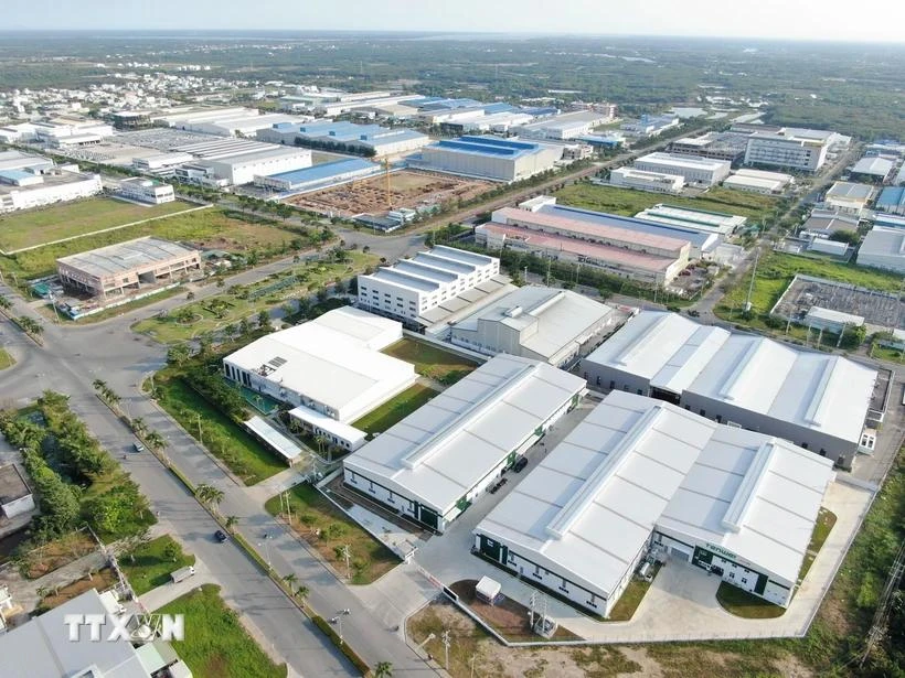 Parc industriel de Long Hau, Can Giuoc, Long An. Photo: VNA