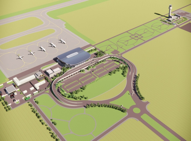 Perspective de l'aéroport de Quang Tri. Photo d’illustration : baochinhphu.vn