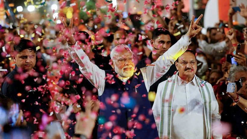 Le noueau Premier ministre indien Narendra Modi, Photo: Nikkei Asia