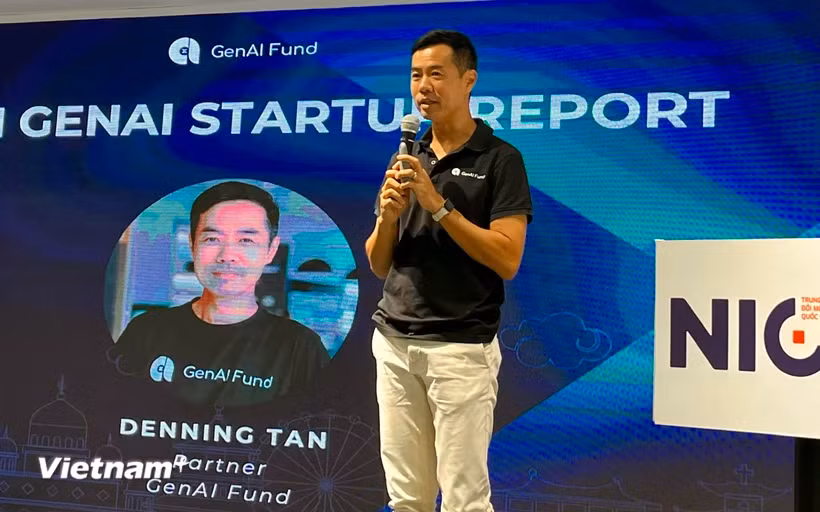 Directeur du GenAI Fund, Denning Tan. Photo : Vietnamplus