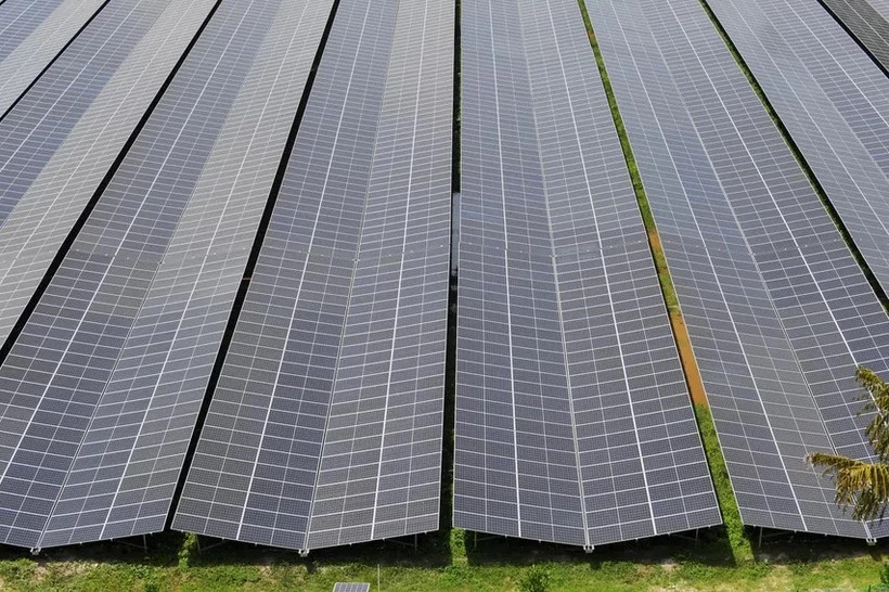 Le nouveau parc solaire flottant de Singapour devrait être capable de produire 141 mégawatts-crête (MWc) d'énergie propre (Photo : businesstimes.com.sg)