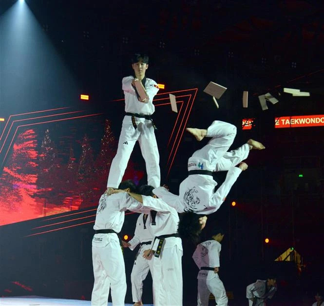 Coup d'envoi des Championnats d'Asie de Taekwondo de la Police du Vietnam 2024