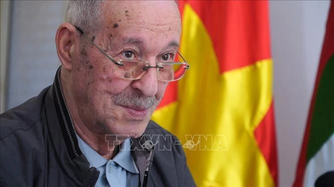 Cherfaoui Tayeb, président de l'Association d'amitié Algérie-Vietnam. Photo: VNA