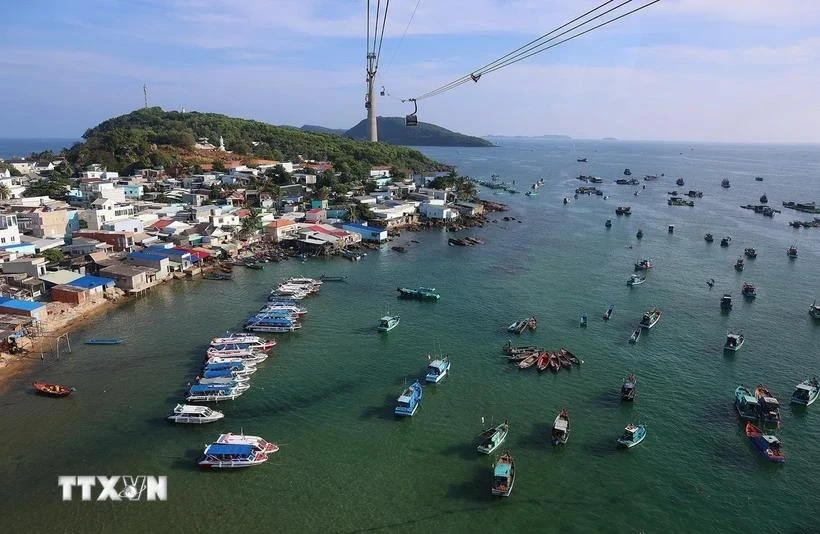 Village de pêcheurs Hon Thom à Phu Quoc. (Photo : VNA)