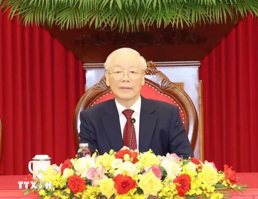 Le Secrétaire général du Parti communiste du Vietnam, Nguyen Phu Trong. Photo : VNA
