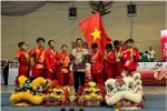 Le Vietnam remporte deux médailles d’or au Championnat d’Asie de danse du lion et du dragon 2025. Photo : gracieuseté des organisateurs