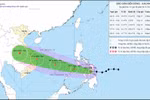 Trajectoire du typhon Kalmaegi, mise à jour à 2h00 le 4 novembre. Photo : NCHMF