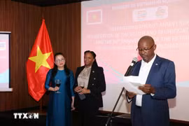 Les invités lors de la cérémonie. Photo: VNA