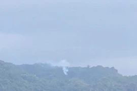 Le lieu du crash. Photo: VNA