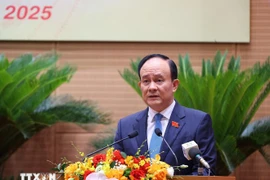 Le président du Conseil populaire municipal, Nguyên Ngoc Tuân. Photo: VNA