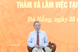 Le plus haut dirigeant Tô Lâm exhorte la ville de Da Nang à devenir un pôle de croissance national majeur. Photo: VNA