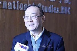 Le professeur Jin Canrong, directeur adjoint de l'Institut des relations internationales de l'Université du Peuple de Chine - l'Université Renmin de Chine. Photo: VNA