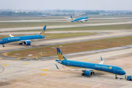 Des avions de Vietnam Airlines. Photo: VNA