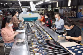 Le cuir et la chaussure comptent parmi les principaux secteurs exportateurs du Vietnam. Photo: VNA