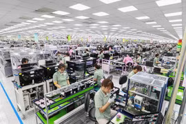 La production de Samsung Vietnam. Photo: VNA