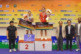 La numéro 1 vietnamienne Nguyên Thuy Linh (18e mondiale) (gauche). Photo: VNA