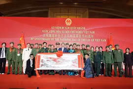 Des délégués lors cérémonie en Chine marquant le 80e anniversaire de la Fête nationale du Vietnam (2 septembre 1945 – 2 septembre 2025). Photo: VNA