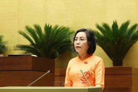 La vice-présidente de l’Assemblée nationale, Nguyên Thi Thanh. Photo: VNA
