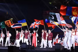 Ouverture du premier festival culturel mondial à Hanoi. Photo: VNA
