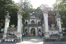 Le temple Quan Thanh. Photo: VNA