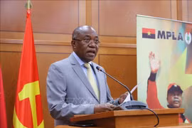 Manuel Domingos Augusto, membre du Bureau politique et secrétaire du Comité central chargé des relations extérieures du Mouvement populaire de libération de l’Angola (MPLA). Photo: VNA