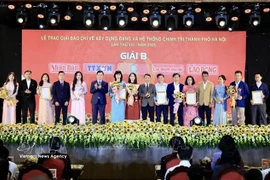 La VNA remporte le prix B du Concours de la presse sur l'édification du Parti de Hanoi