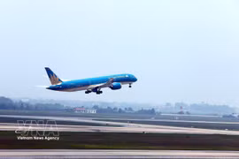 Un avion de VietnamAirlines. Photo: VNA