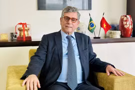 Pedro da Oliveira, secrétaire général de l'Association d'amitié Brésil-Vietnam. Photo. VNA