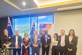 La direction de la Chambre de commerce et d’industrie nationale Australie–Vietnam (NAVCCI). Photo: VNA
