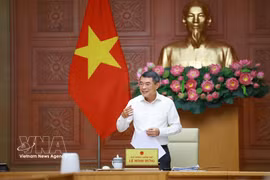 Le Premier ministre Lê Minh Hung fixe des objectifs pour le secteur de l’agriculture et de l’environnement. Photo: VNA
