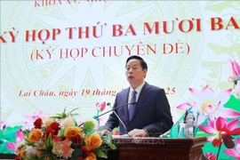 Ha Quang Trung, président du Comité populaire provincial de Lai Châu. Photo: VNA