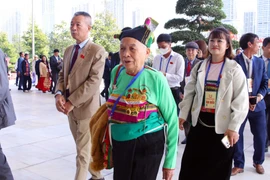 Des délégués lors de la séance préparatoire du 11e Congrès national d’émulation patriotique. Photo: VNA