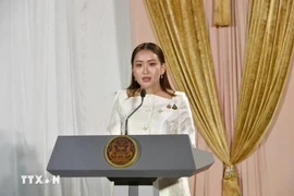 La Première ministre thaïlandaise Paetongtarn Shinawatra. Photo: THX/VNA