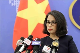 La porte-parole du ministère des Affaires étrangères, Pham Thu Hang. Photo: VNA