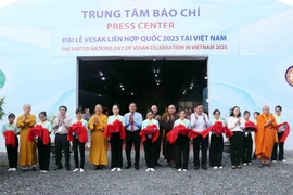 Inauguration du centre de presse du Vesak des Nations Unies 2025