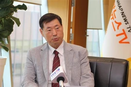 Le président de l’Agence de presse Yonhap (République de Corée), Hwang Dae Il. Photo: VNA