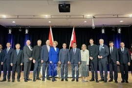 Délégués vietnamiens et autrichiens. Photo: VNA