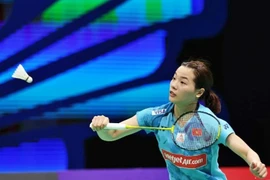 La meilleure joueuse de badminton vietnamienne, Nguyên Thuy Linh. Photo: hanoionline.vn