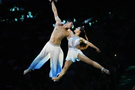 Les artistes vietnamiens lors du festival international de cirque à Almaty. Photo: Théâtre des Arts du Sud