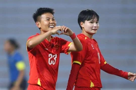 Les joueuses vietnamiennes. Photo: laodong.vn