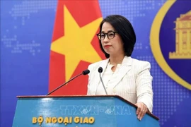 La porte-parole du ministère vietnamien des Affaires étrangères, Pham Thu Hang. Photo: VNA