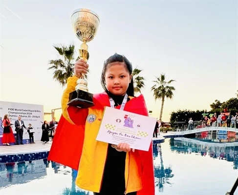 Echecs: Le Vietnam remporte une médaille d’or aux World Cadet Rapid & Blitz Championships 2024