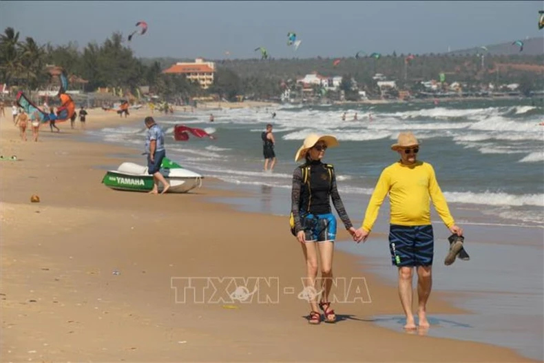 Plage de Mui Ne, province de Binh Thuan. Photo: VNA