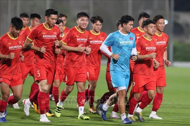 Football : Le Vietnam est prêt à son match amical contre la Jordanie